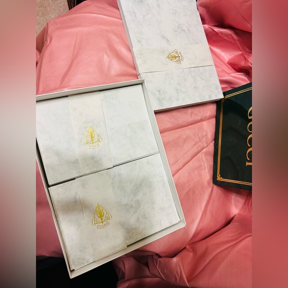🟢🟢Gucci vintage stationery letterheads and envel in original box - Picture 5 of 6